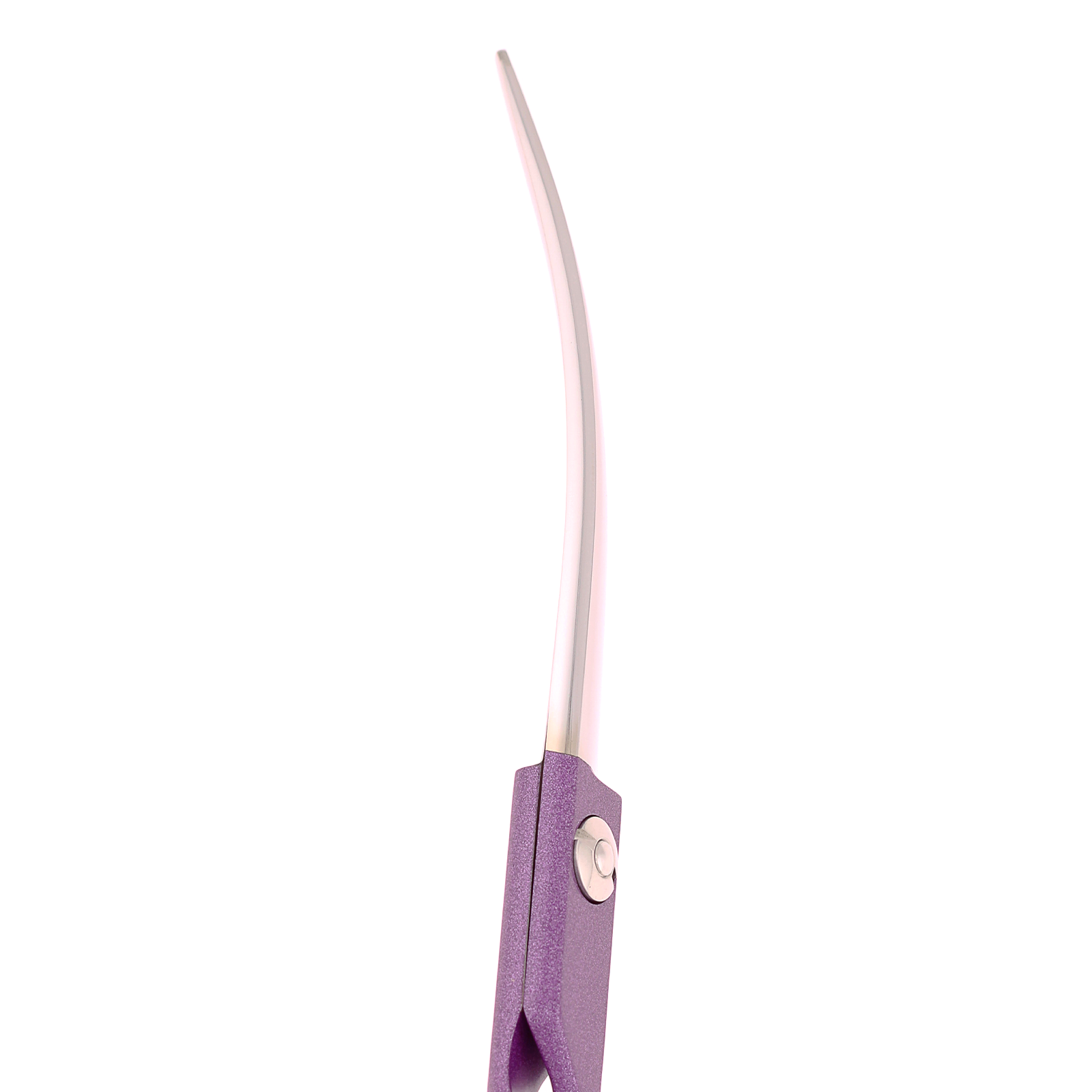 Titan Shears - Curved Purple Aluminum 440C Convex RH STR 6.5" image 3